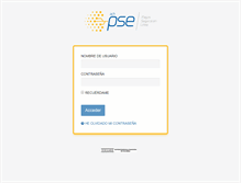 Tablet Screenshot of portal.psepagos.com.co